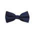 Matching Bow Tie - Navy Pink Micro Polkadot