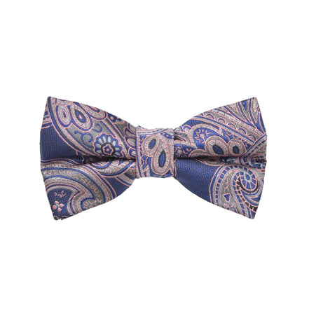 Matching Bow Tie - Dusty Pink Paisley