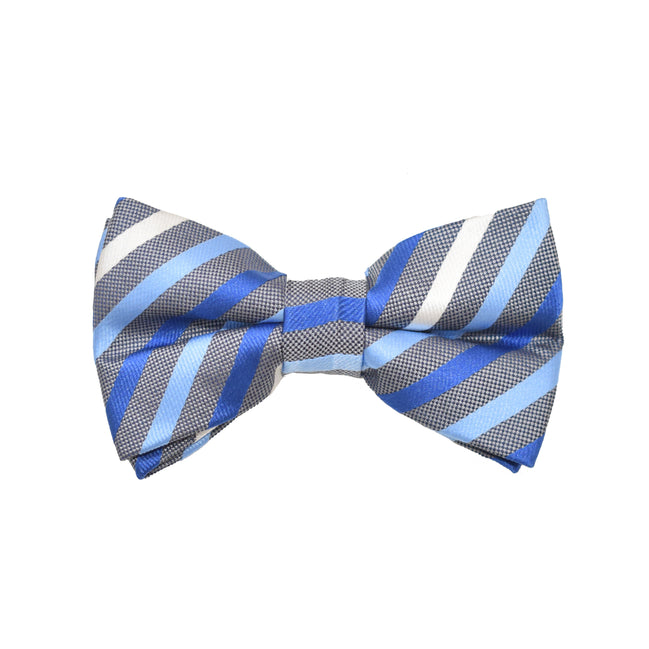 Matching Bow Tie - Blue Multi Stripes