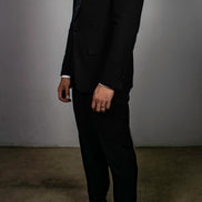 Men's Paisley Black Tuxedo