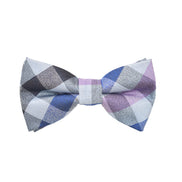 Matching Bow Tie - Pink Multi Checkered