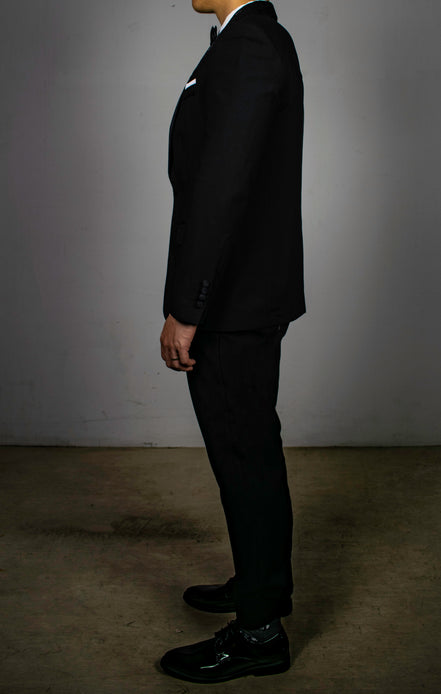 Men's Paisley Black Tuxedo