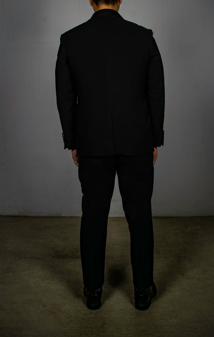 Men's Paisley Black Tuxedo