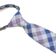 Boys' Tie - Pink Multi Checkered