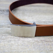 Baby / Boys Leather Belt - Brown Flat - Suit Lab
