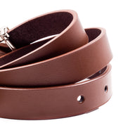 Baby / Boys Leather Belts - Brown Clasp Buckle - Suit Lab