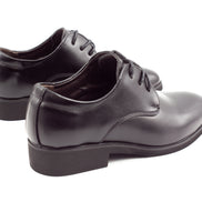 Mens London Derby Shoes - Matte Black
