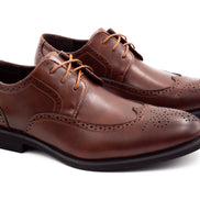 Mens Dublin Brogue Shoes - Brown
