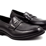 Mens Oslo Loafers - Matte Black - Suit Lab