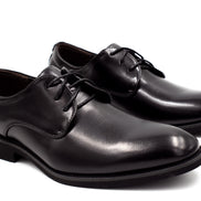 London Derby Shoes - Matte Black