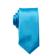 Men's Skinny Tie - Aqua