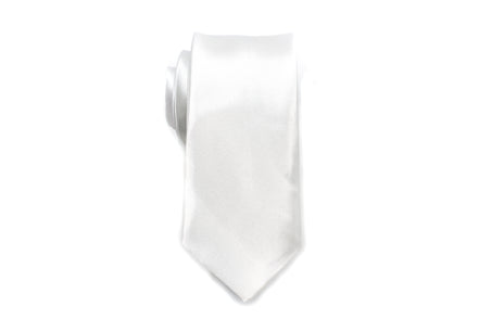Men's Tie - White