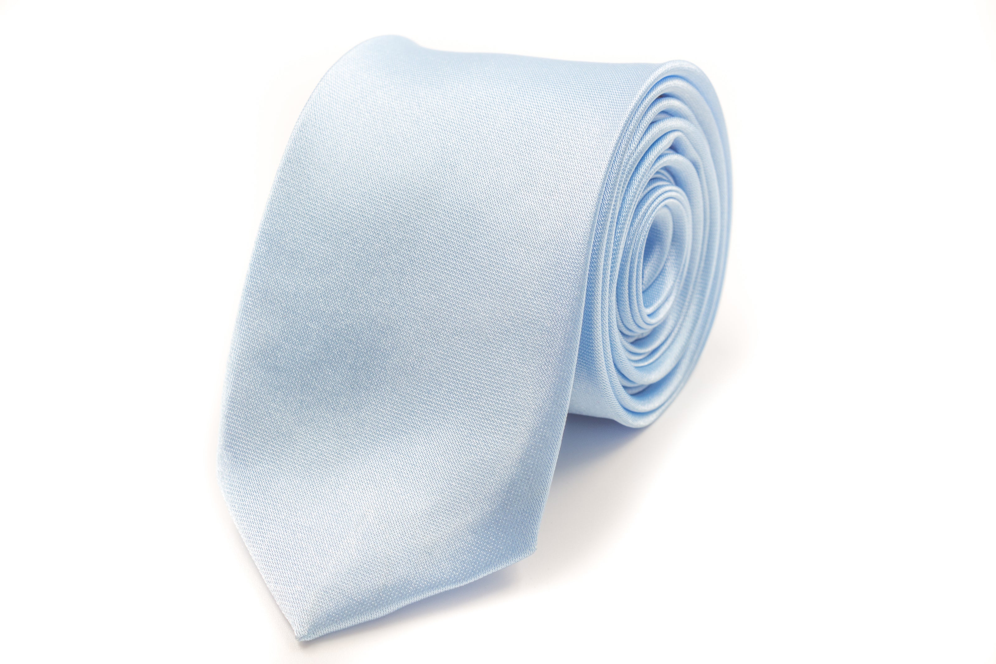 Men's Skinny Tie - Light Blue