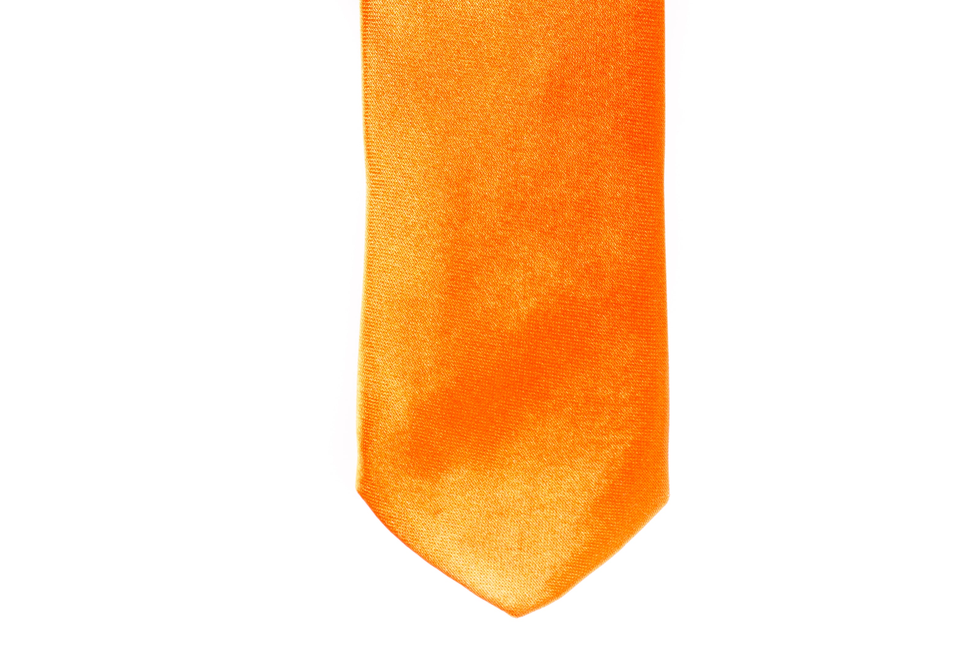 Men's Skinny Tie - Orange