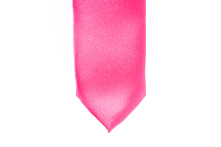 Men's Skinny Tie - Hot Pink