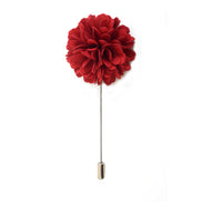 Chrysanthemum Lapel Pin - Red