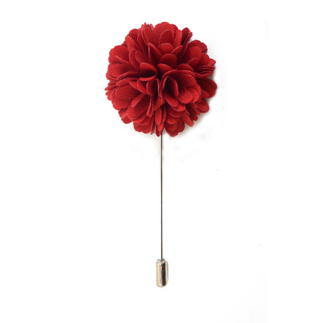 Chrysanthemum Lapel Pin - Red