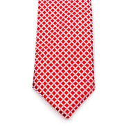 Men's Skinny Tie - Red Checks