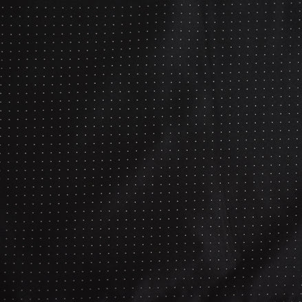 Men's Neck Tie - Black Micro Polkadot