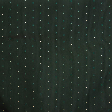 Men's Neck Tie - Emerald Green Micro Polkadot