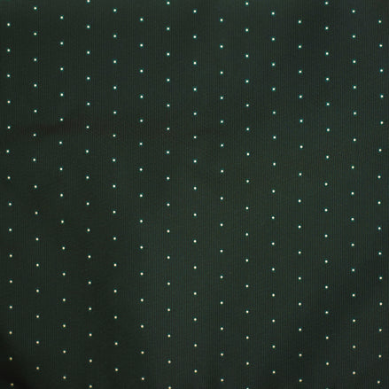 Men's Neck Tie - Emerald Green Micro Polkadot