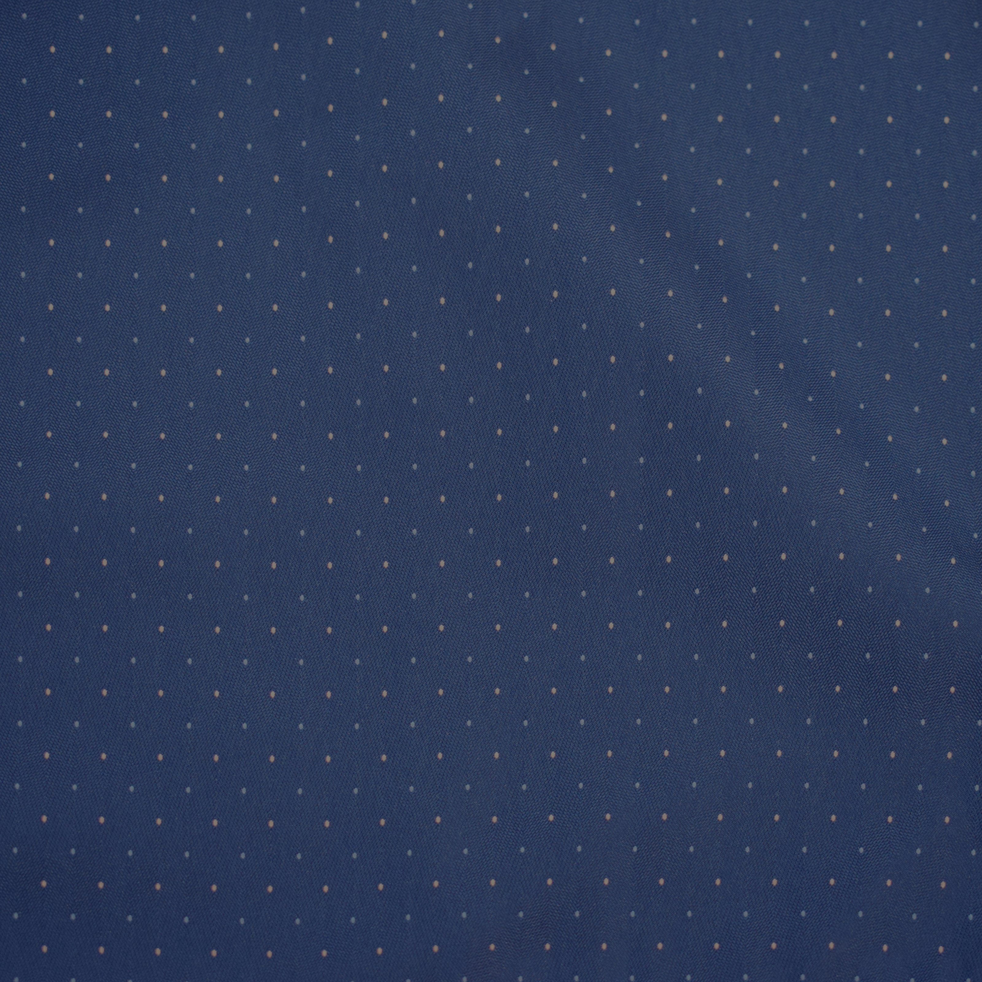 Matching Bow Tie - Poseidon Blue Micro Polkadot