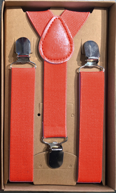 Boys' Suspenders - Orange