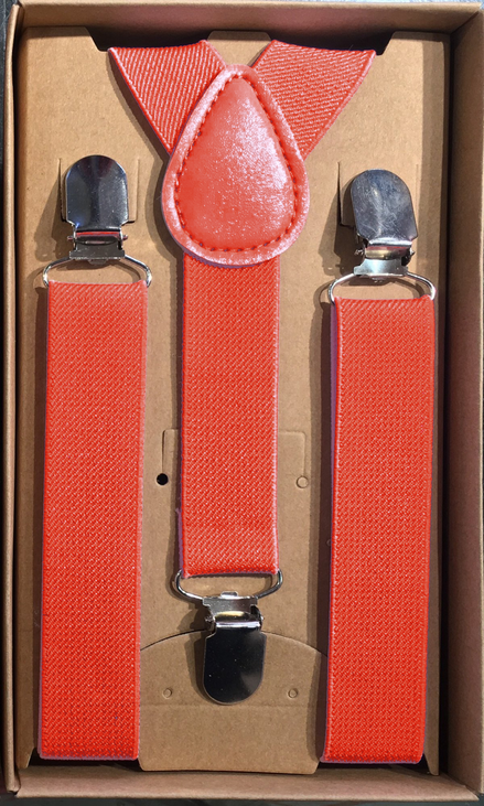 Boys' Suspenders - Orange