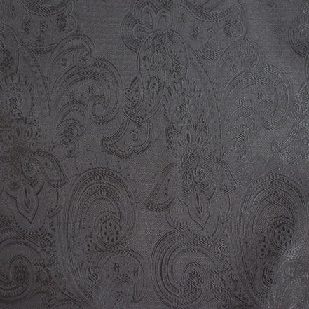 Men's Neck Tie - Black Paisley