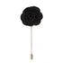 Petal Lapel Pin - Black