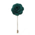 Petal Lapel Pin - Emerald Green