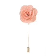 Petal Lapel Pin - Peach - Suit Lab