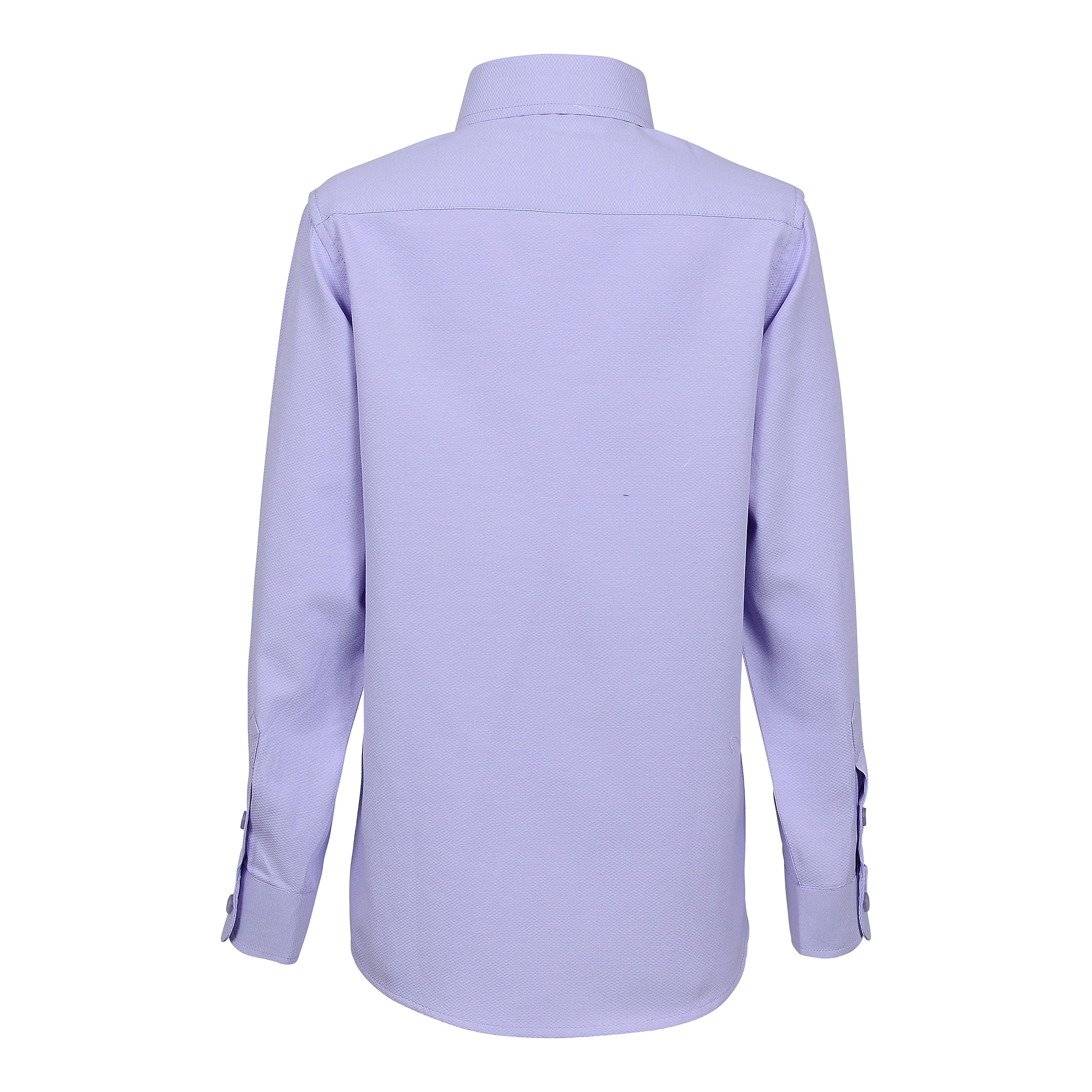 Boys' Purple Textured Dress Shirt