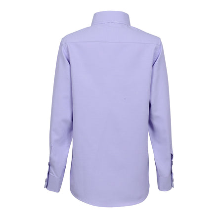 Boys' Purple Textured Dress Shirt