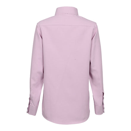 Boys' Pink Textured Dress Shirt