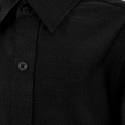 Boys' Black Textured Dress Shirt