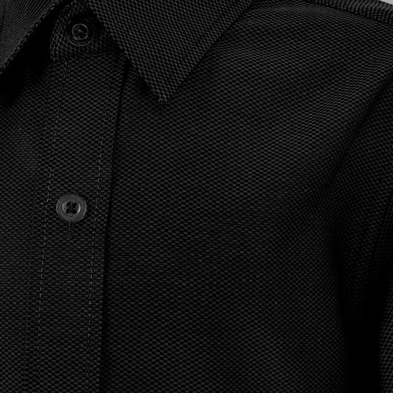 Boys' Black Textured Dress Shirt