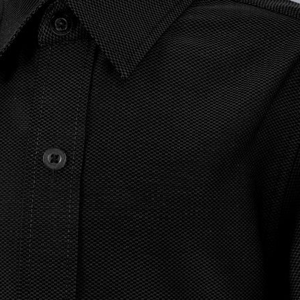 Boys' Black Textured Dress Shirt
