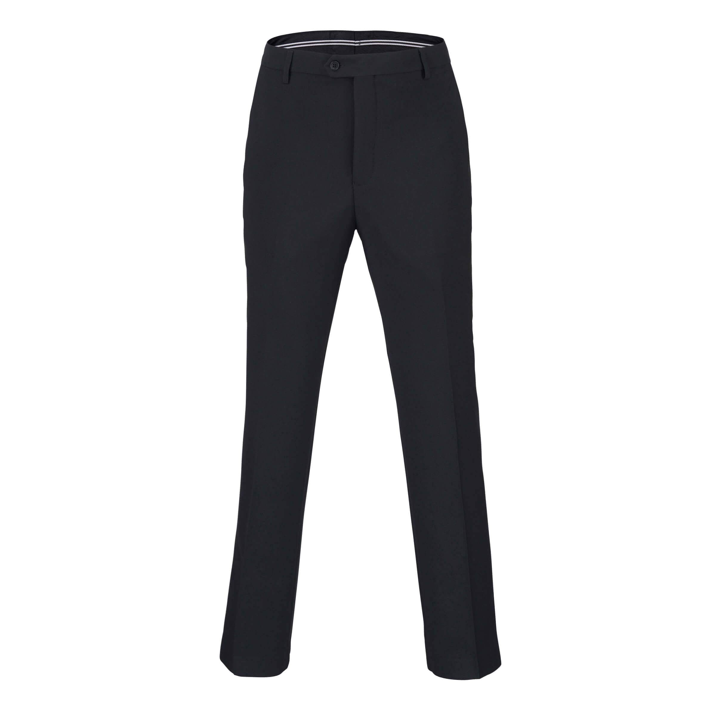 Mens Matte Black 4 Piece Suit