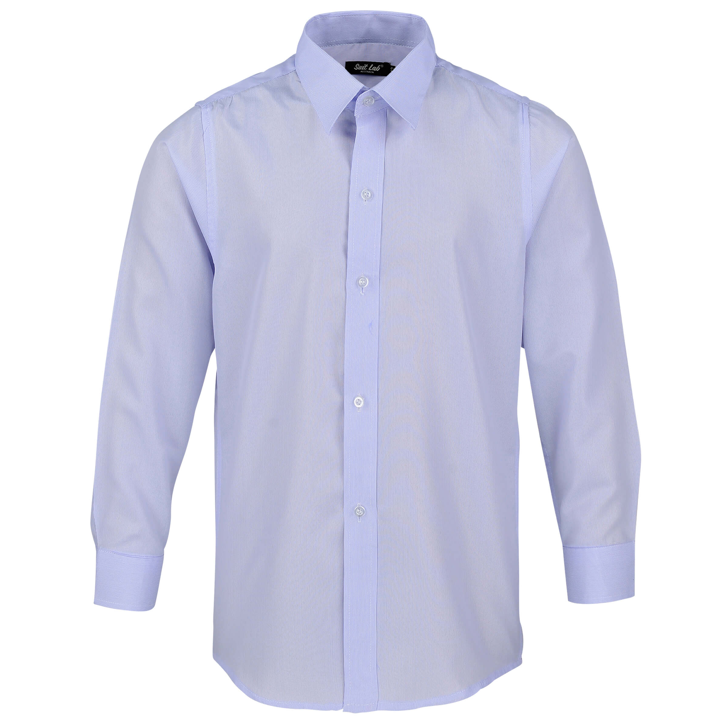 Boys' Blue Bengal Stripe Formal Shirt