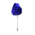 Rose Lapel Pin - Electric Blue - Suit Lab