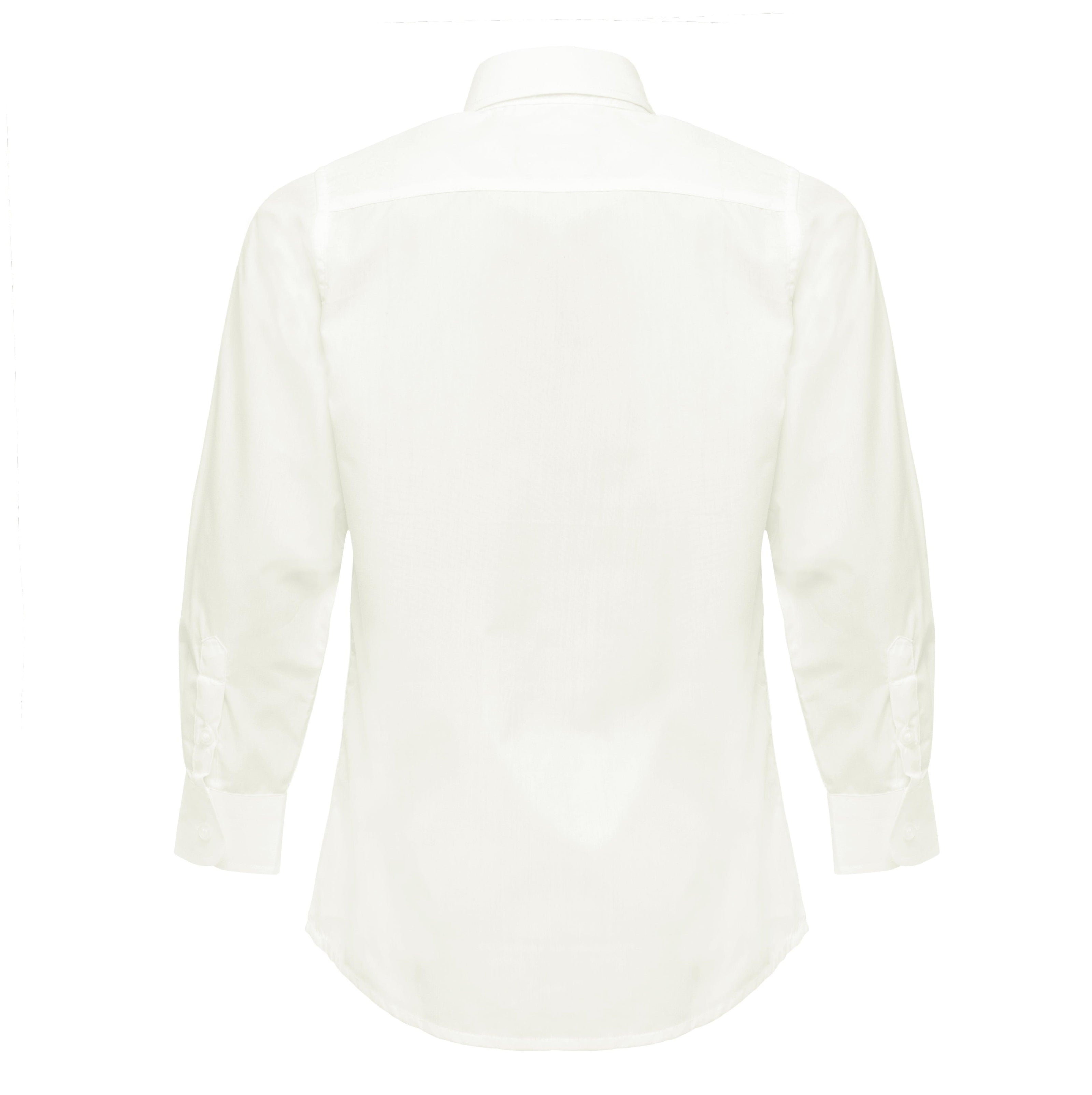Boys Off-White Formal Shirt - Suit Lab
