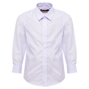 Boys Purple Striped Formal Shirt - Suit Lab