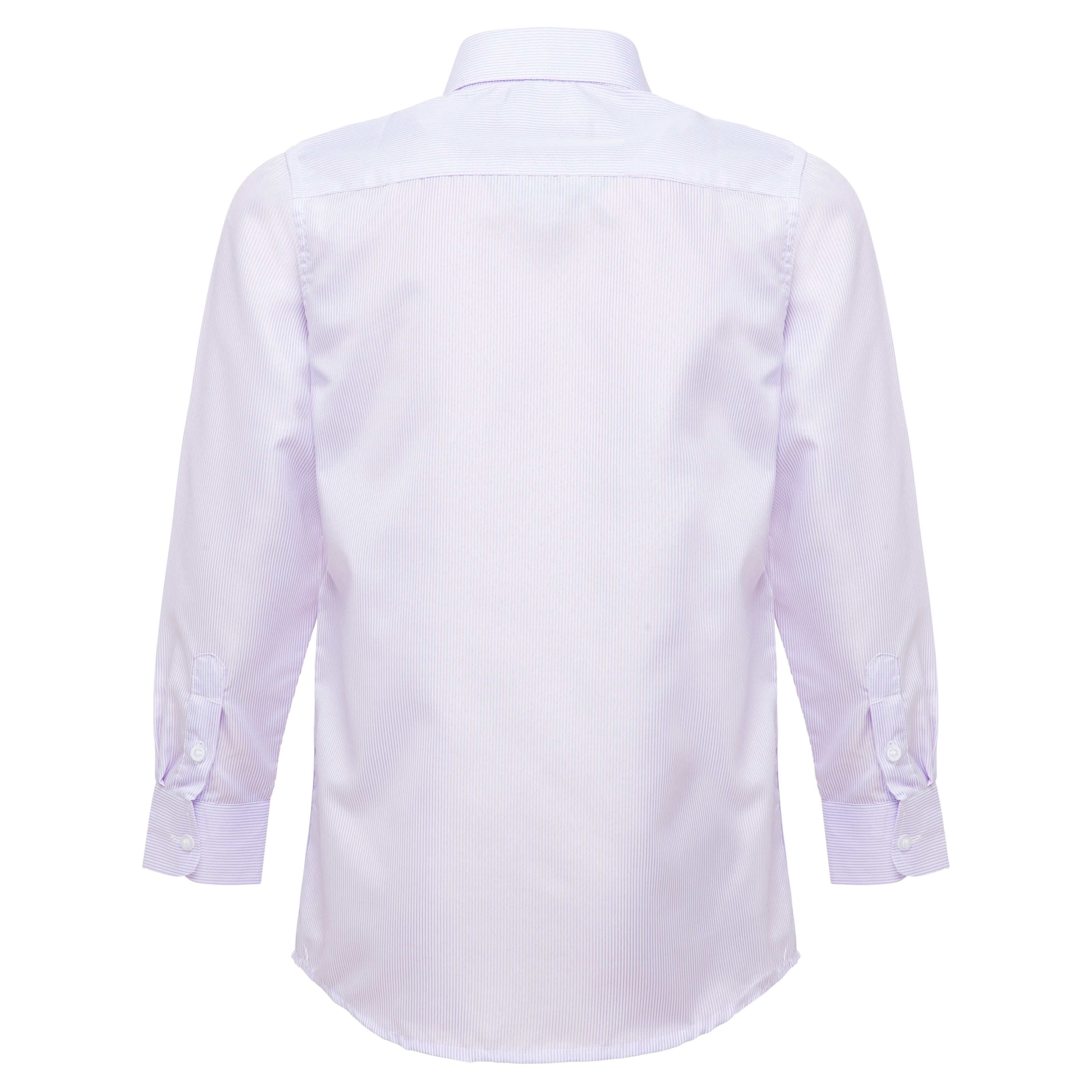 Boys Purple Striped Formal Shirt - Suit Lab
