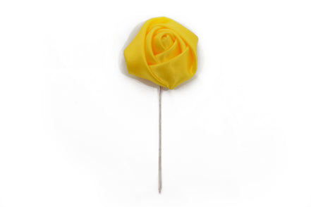 Rose Lapel Pin - Yellow