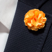 Chrysanthemum Lapel Pin - Emirates Yellow