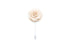 Petal Lapel Pin - Cream