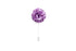 Chrysanthemum Lapel Pin - Lilac Purple
