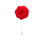 Petal Lapel Pin - Red