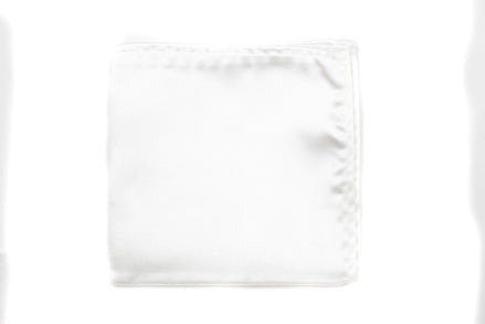 Pocket Square - White - Suit Lab